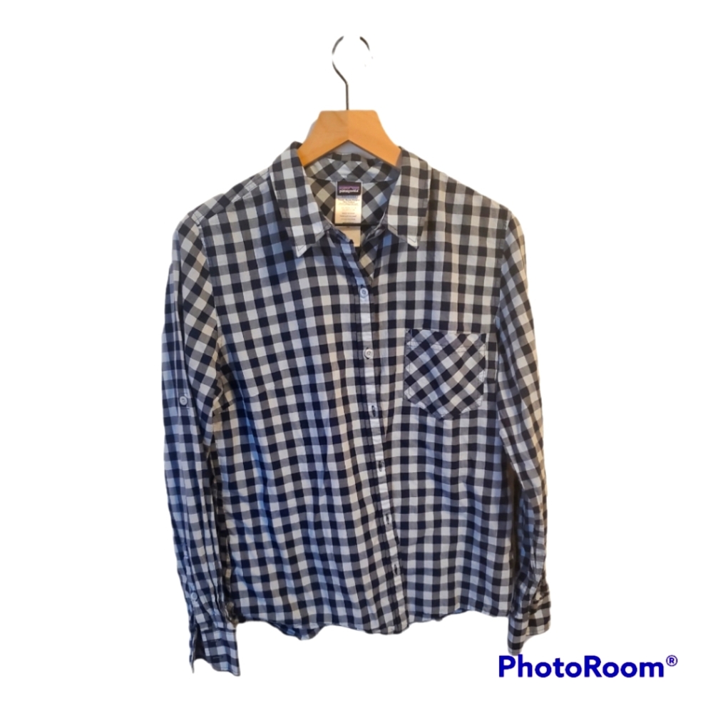 Patagonia long sleeves button down t-shirt 100% organic cotton